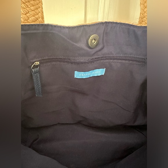 Draper James Straw Bag with Magnolia Scarf - Picture 3 of 3